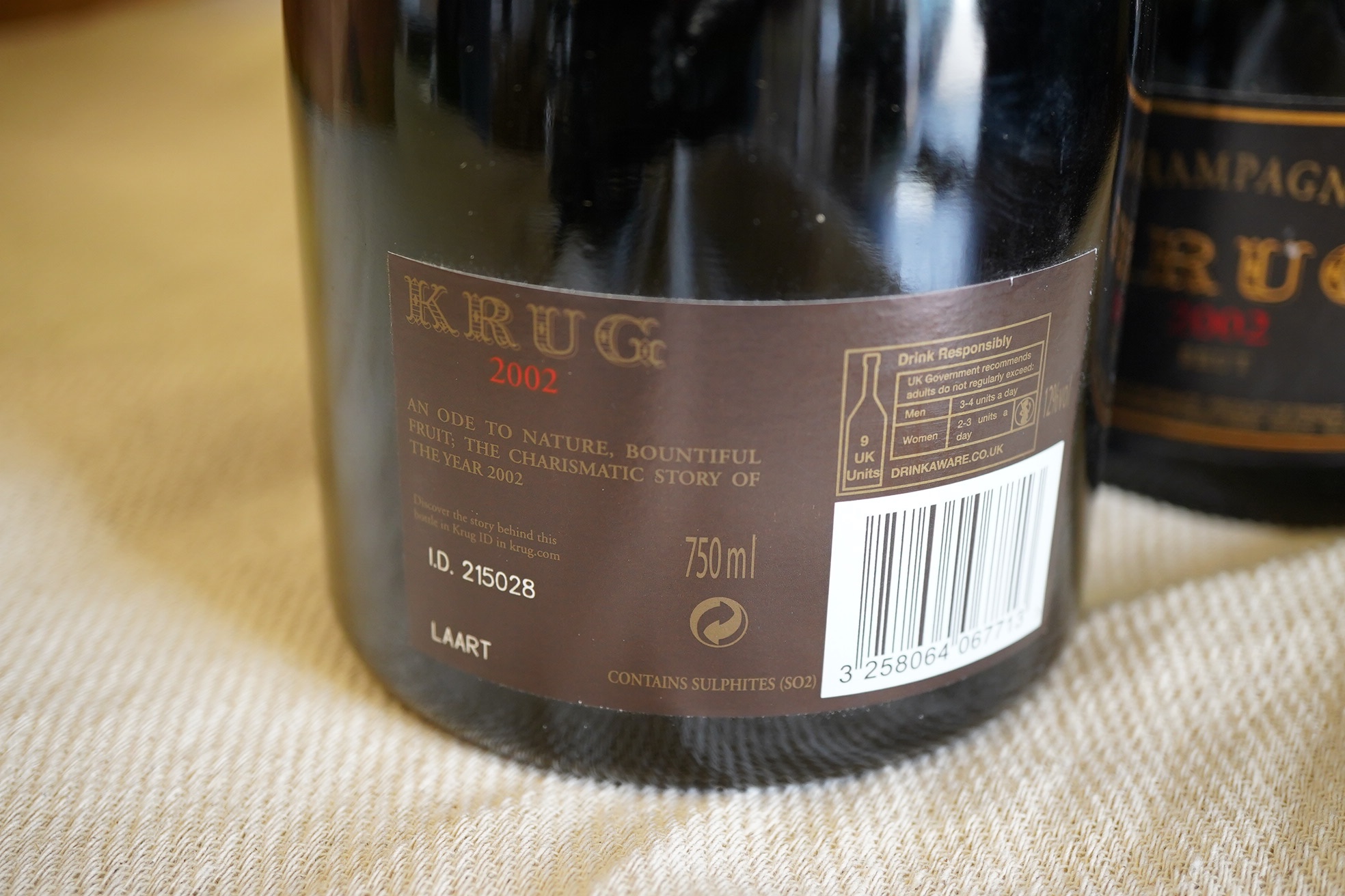Champagne: Krug, Vintage Brut, 2002